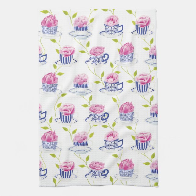High Tea at The Orangery Kitchen Towel (Vertical)