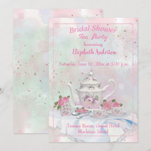 High Tea Bridal Shower Invitation