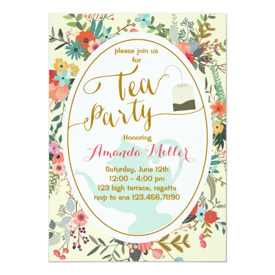 High Tea invitation | Zazzle.ca