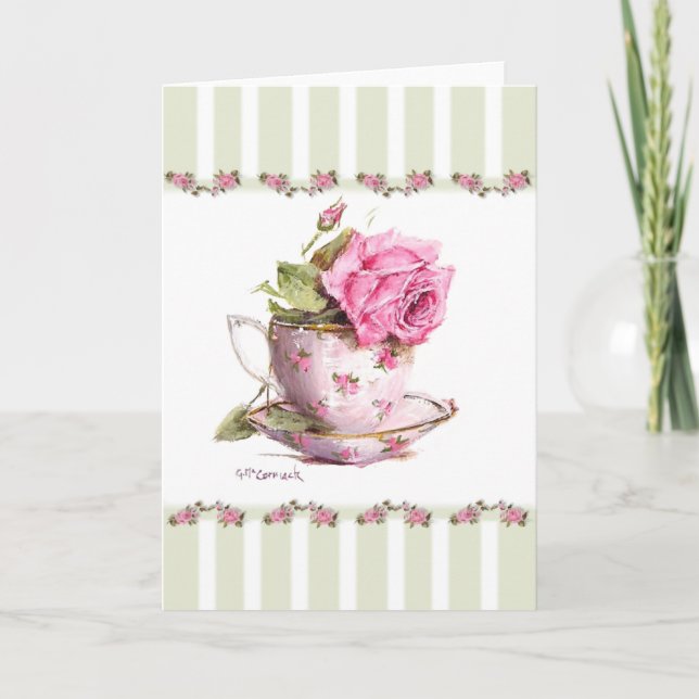High Tea - Sage Card (Front)