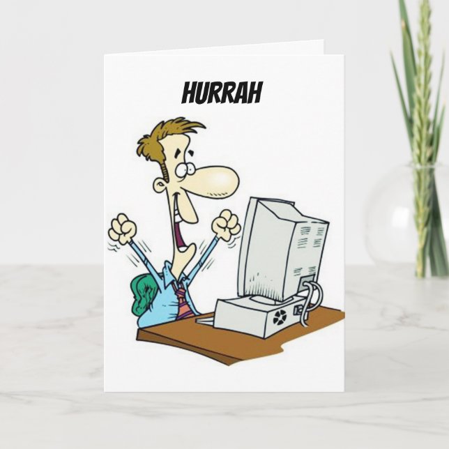 ****HIGH TECH**** 40th BIRTHDAY WISHES Card (Front)