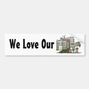 High Tech 5th Wheel Camper Bumper Stickers