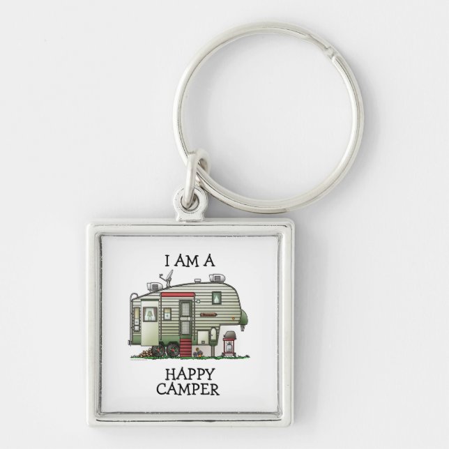 High Tech 5th Wheel Keychain (Front)