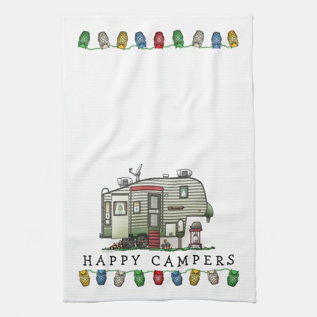 High Tech 5th Wheel Kitchen Towel (Vertical)