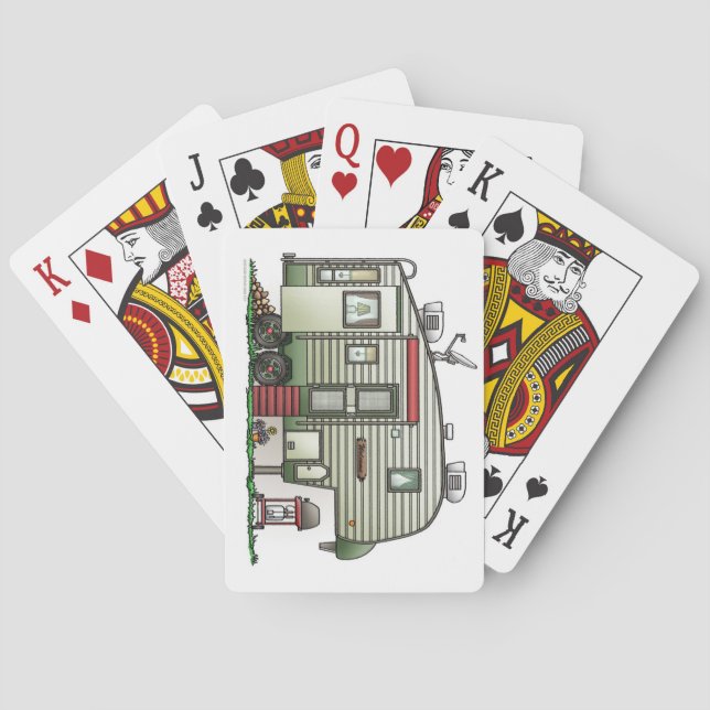 High Tech 5th Wheel Playing Cards (Back)