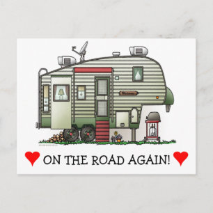 High Tech 5th Wheel Postcard