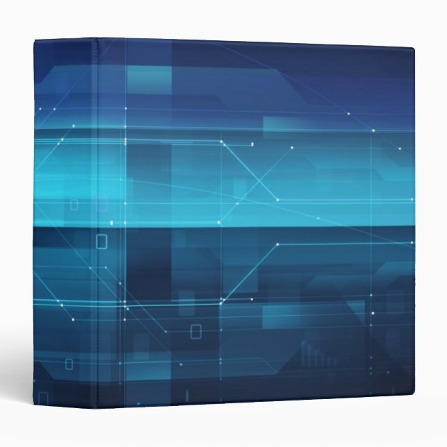 High tech digital background binder (Front/Spine)
