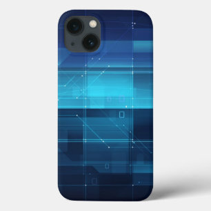 High tech digital background iPhone 13 case