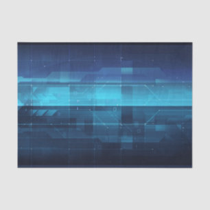 High tech digital background tissue paper