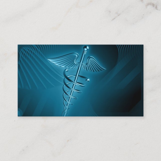 High Tech Health Care Business Card (Front)