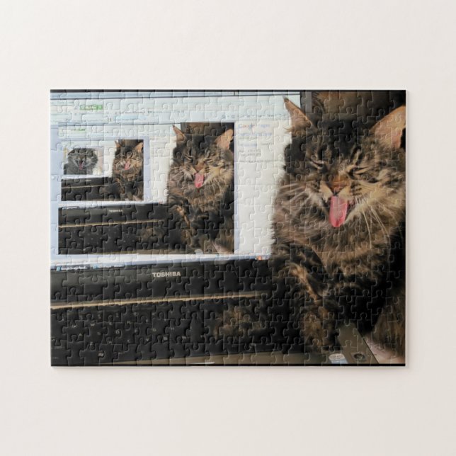 High Tech laughter in 3D Jigsaw Puzzle (Horizontal)