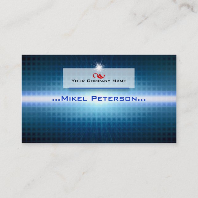 high technology business card (Front)