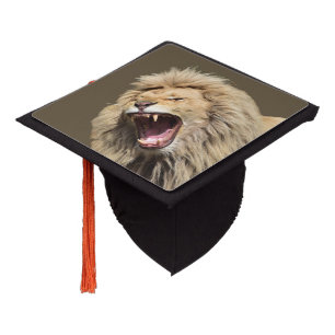 High Tension Lion Graduation Cap Topper