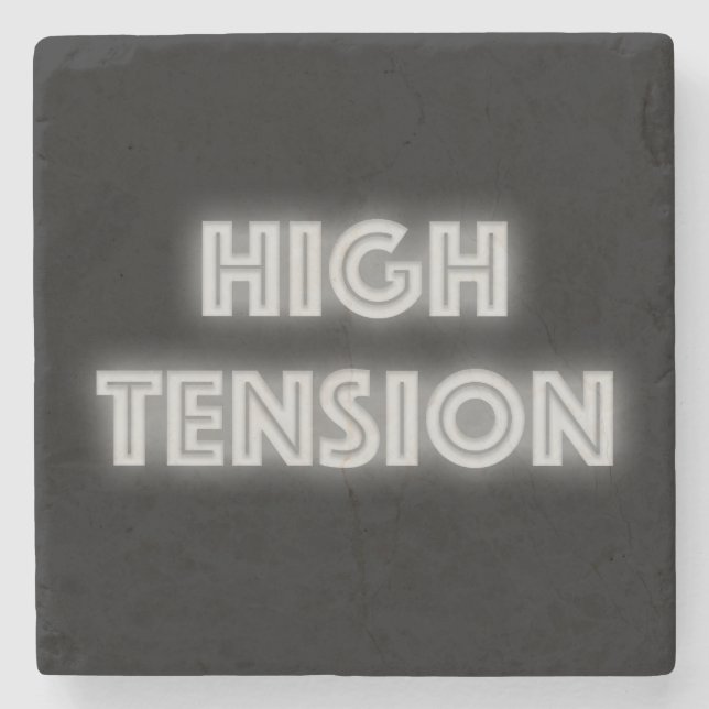 High Tension Stone Coaster (Front)