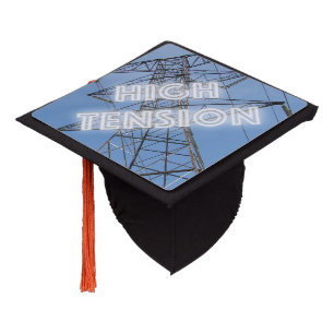 High Tension Tower Graduation Cap Topper