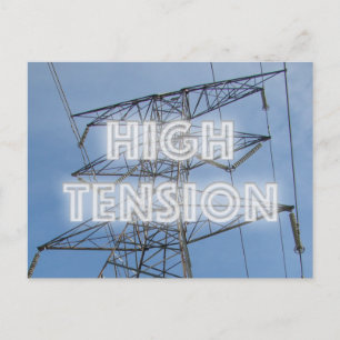 High Tension Tower Postcard