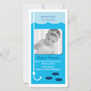 High Tide Fishing Baby Faire-part