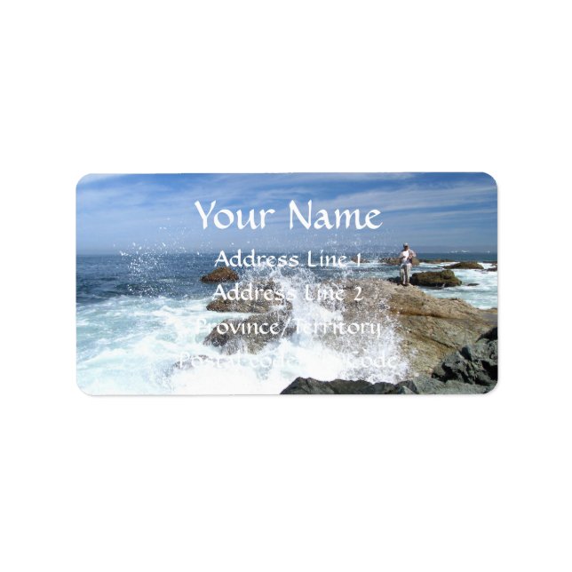 High Tide Fishing Label (Front)