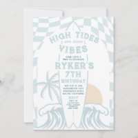High Tides And Good Vibes Surf Birthday Party