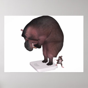 High Time For A Diet Poster