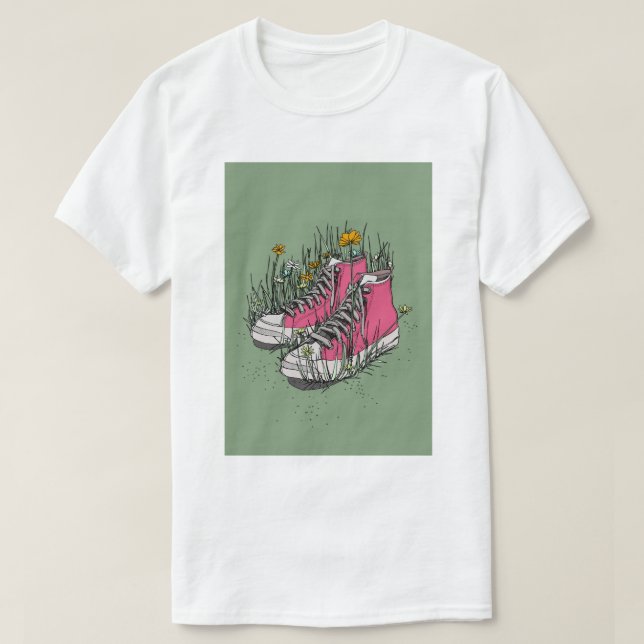 High Top Vintage Sneakers (Design Front)