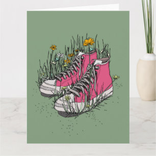High Top Vintage Sneakers Card