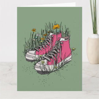 High Top Vintage Sneakers Card