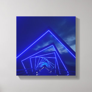 high trestle bridge canvas print