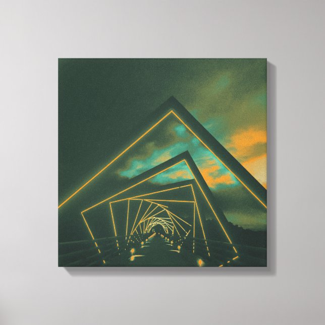 high trestle trail bridge canvas print (Front)