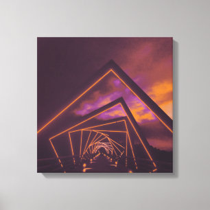 high trestle trail bridge canvas print