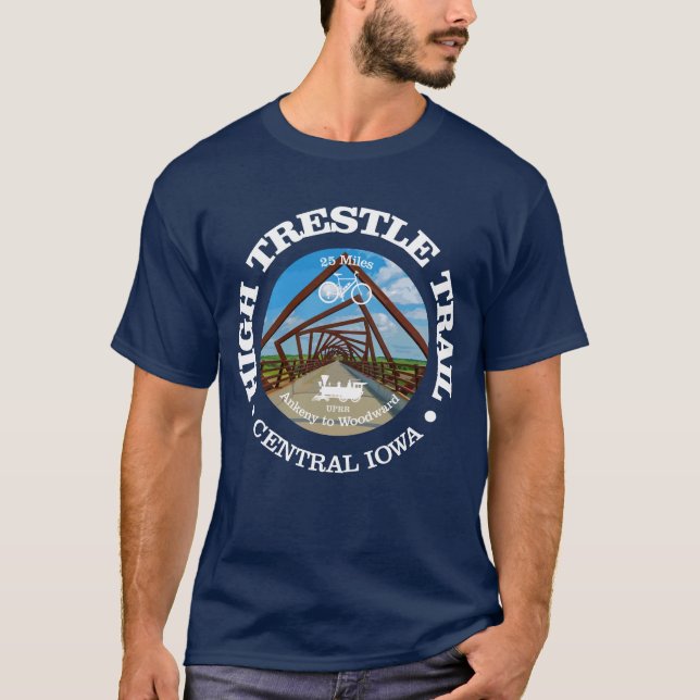 High Trestle Trail (cycling c) T-Shirt (Front)