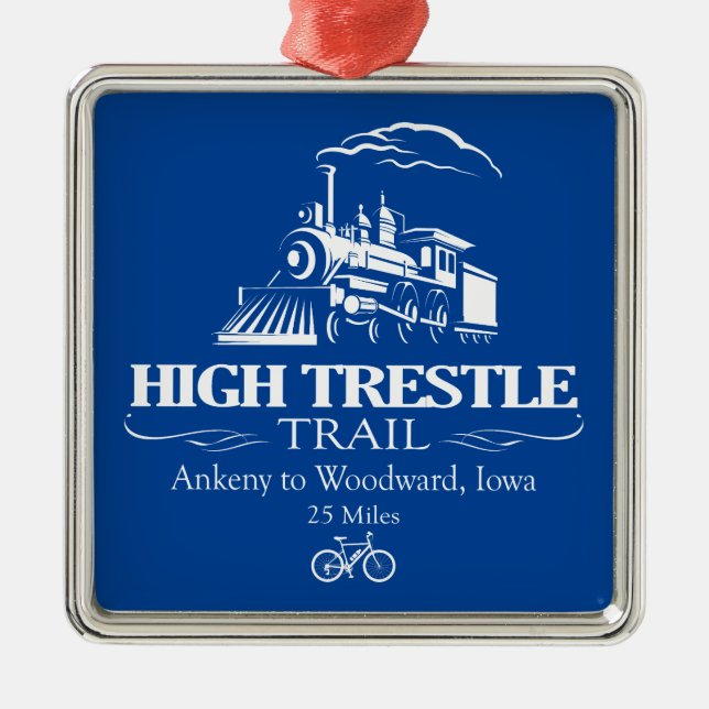 High Trestle Trail (RT) Metal Ornament (Front)
