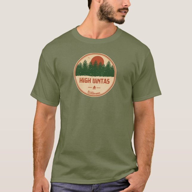 High Uintas Wilderness Utah T-Shirt (Front)