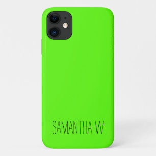 High Visibility Neon Green iPhone 11 Case