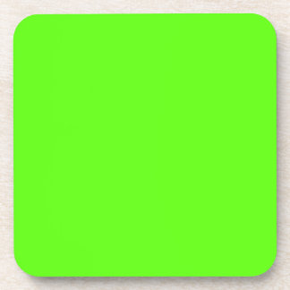 High Visibility Neon Green Coaster
