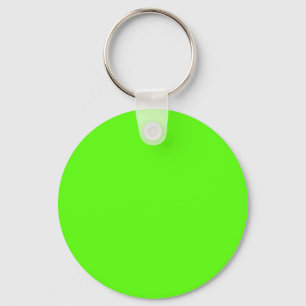 High Visibility Neon Green Keychain
