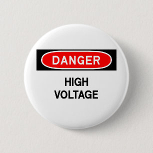 high voltage 2 inch round button
