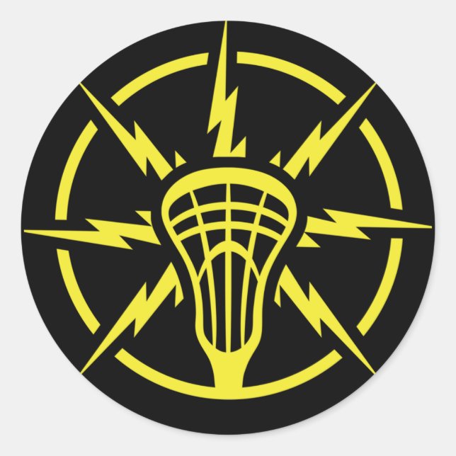 High Voltage Classic Round Sticker (Front)