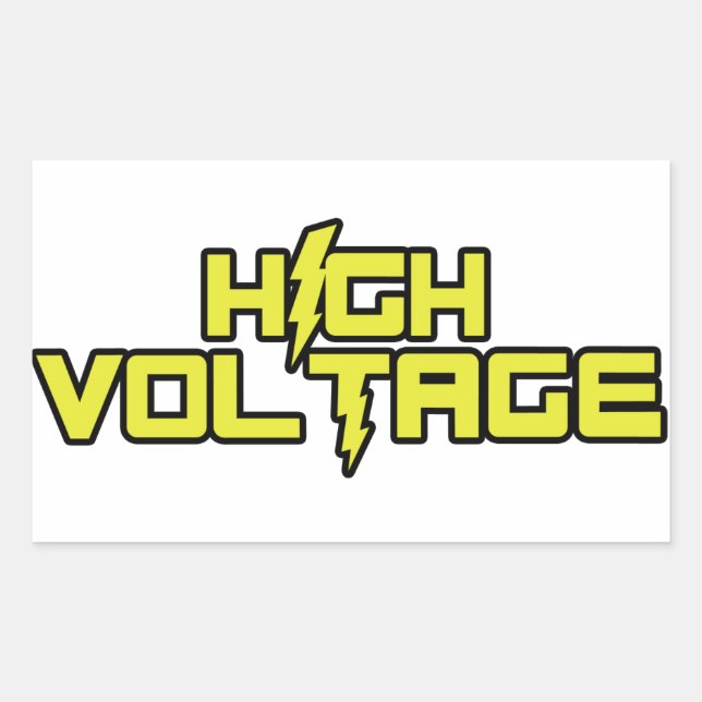 High Voltage Stickers (Front)