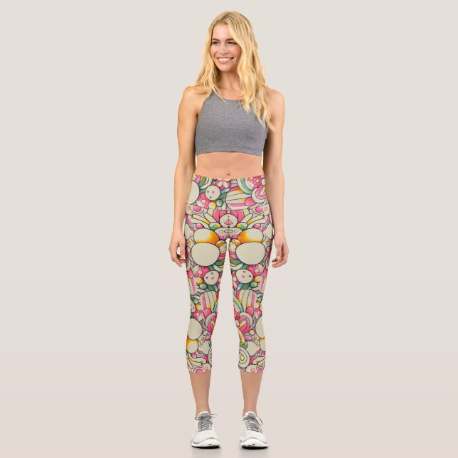 High-waist capris (Front)