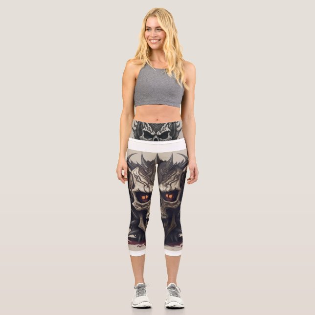 High Waisted Capris (Front)