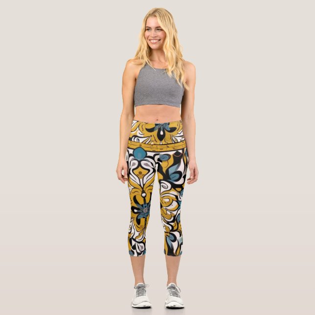 High Waisted Capris (Front)