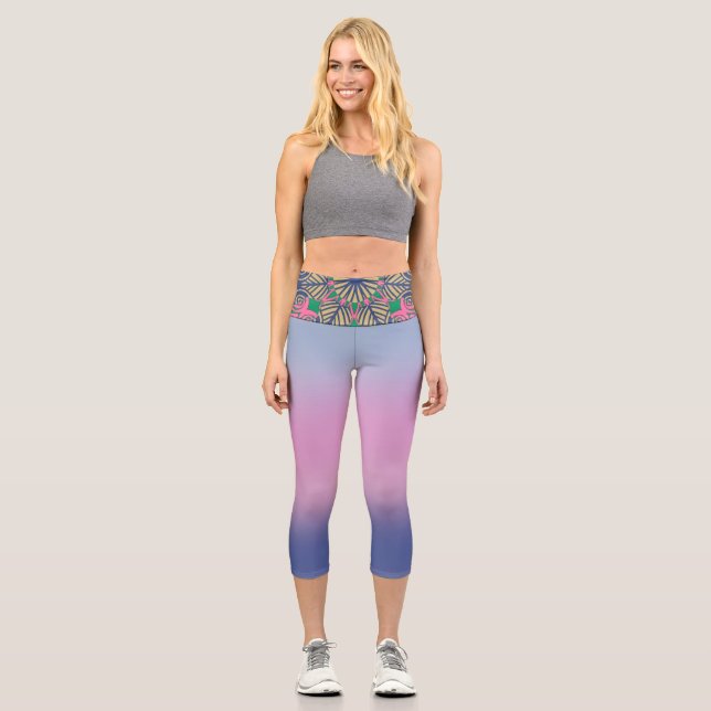 High waisted capris  (Front)