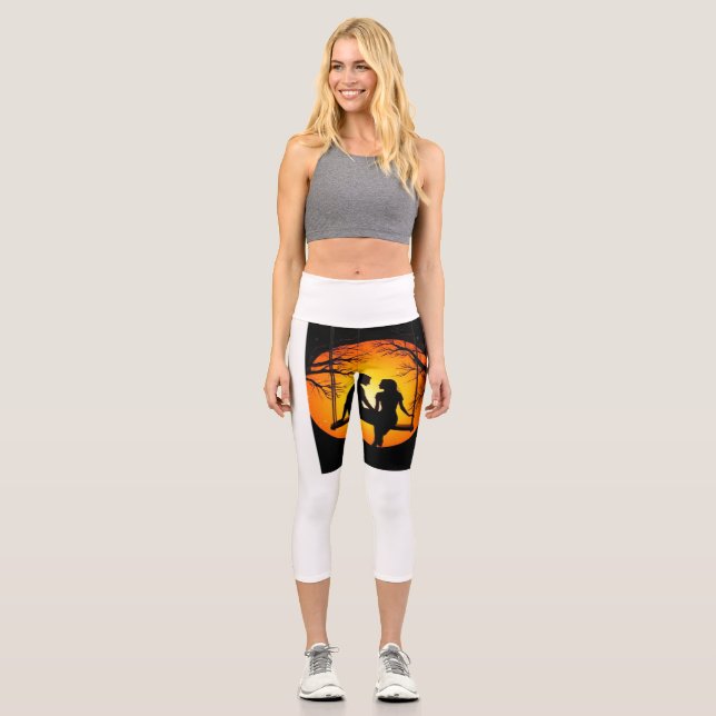 High Waisted Capris (Front)