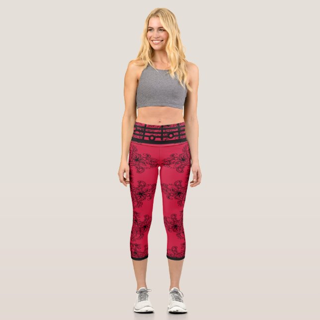 High Waisted Capris (Front)