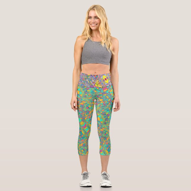 High Waisted Capris (Front)