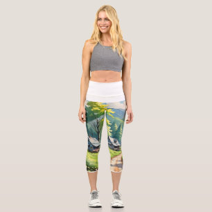 High Waisted Capris