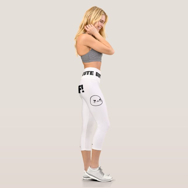 High Waisted Capris "Cute But Dangerous" Arf! (Right)