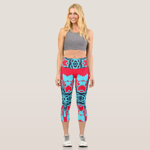 High Waisted Capris, Multi colour classic design  Capri Leggings