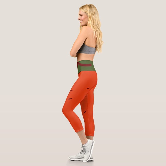High Waisted Yoga Capris (Left)